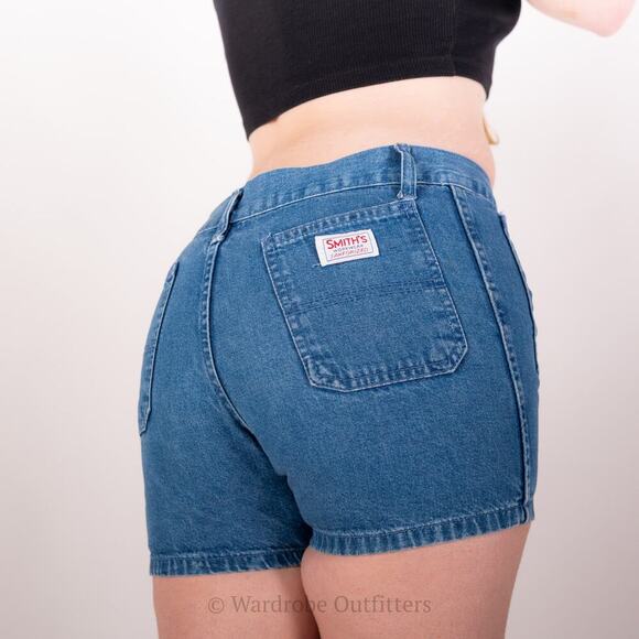 Vintage 70s SMITHS Jean Shorts - Picture 4 of 11